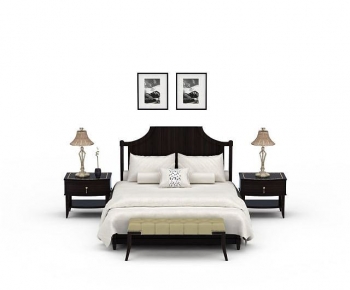 Modern Double Bed-ID:339114907