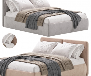 Modern Double Bed-ID:142199995