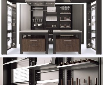 Modern Kitchen Cabinet-ID:964810893