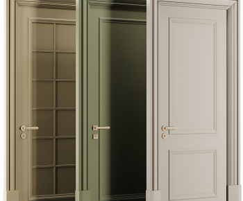 French Style Single Door-ID:672018055