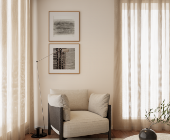 Modern Single Sofa-ID:415029051