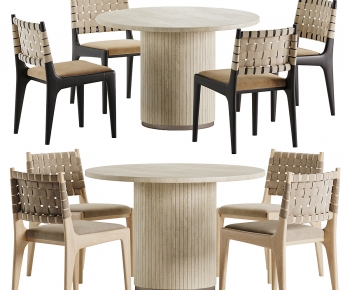 Modern Dining Table And Chairs-ID:498990062