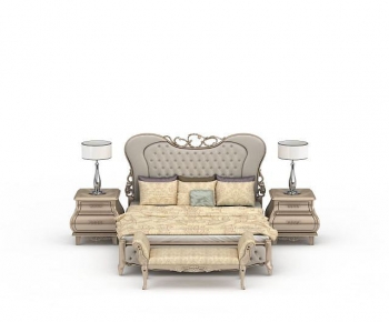European Style Double Bed-ID:335082055