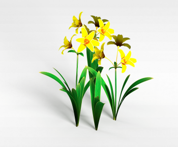 Modern Flowers And Grass-ID:197602038