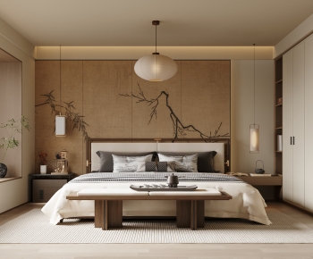 New Chinese Style Bedroom-ID:903305057