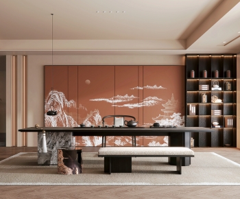 New Chinese Style Tea House-ID:290899999