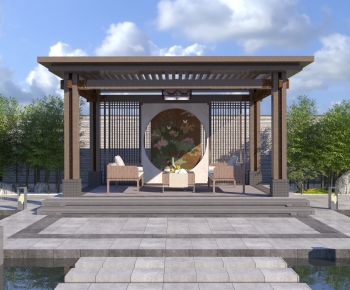 New Chinese Style Pavilion-ID:493278032