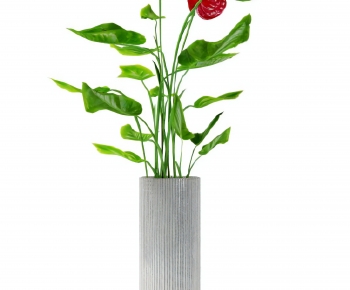 Modern Ground Green Plant Potted Plants-ID:277071074