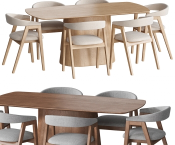 Modern Dining Table And Chairs-ID:926553015