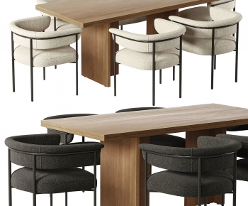 Modern Dining Table And Chairs-ID:258373984