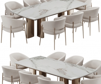 Modern Dining Table And Chairs-ID:507932902