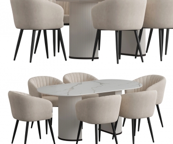 Modern Dining Table And Chairs-ID:996833098