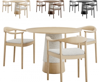 Nordic Style Dining Table And Chairs-ID:745481017