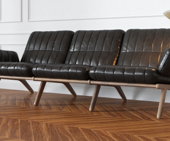 Modern Three-seat Sofa-ID:645914088
