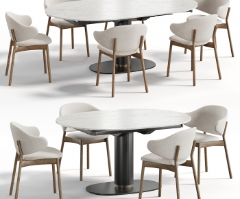 Modern Dining Table And Chairs-ID:107871062