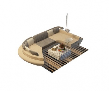 Modern Curved Sofa-ID:575814014