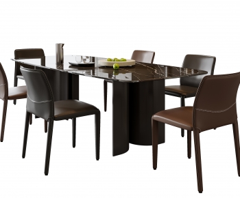 Modern Dining Table And Chairs-ID:555210185