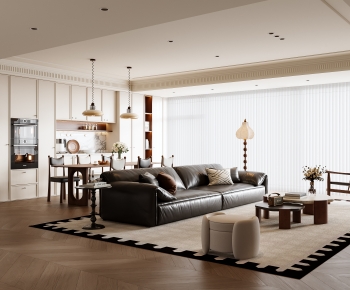 French Style A Living Room-ID:390697004