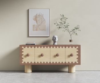 Nordic Style Side Cabinet-ID:299038994