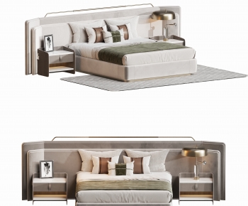 New Chinese Style Double Bed-ID:385916955