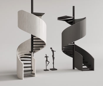 Modern Rotating Staircase-ID:413887985