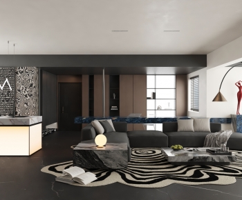 Modern A Living Room-ID:143590046