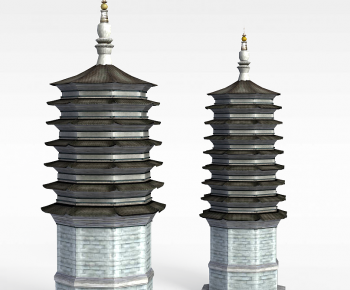 Chinese Style Tower-ID:723473073