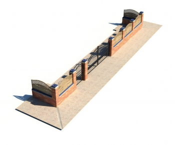 European Style Guardrail-ID:886432899