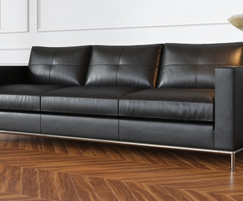 Modern Three-seat Sofa-ID:992681039