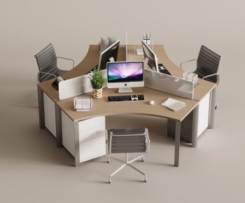 Modern Office Desk And Chair-ID:937438961