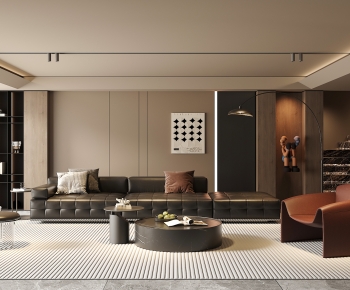 Modern A Living Room-ID:573279983