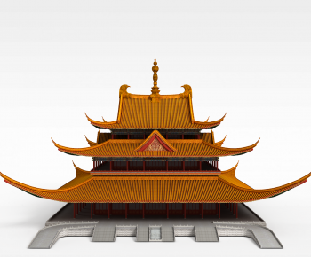 Chinese Style Ancient Architectural Buildings-ID:779284004