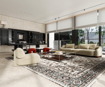 Modern A Living Room-ID:998894931