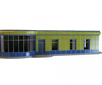 Modern Building Appearance-ID:616817959