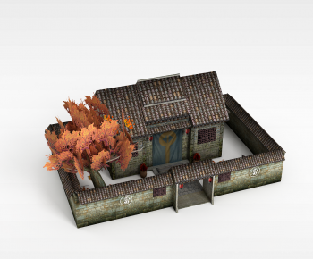 Chinese Style Ancient Architectural Buildings-ID:301615952