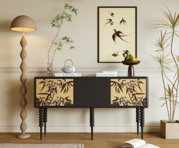 French Style Entrance Cabinet-ID:925384049