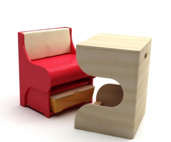 Modern Computer Desk And Chair-ID:214735984