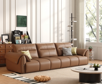 Modern Three-seat Sofa-ID:389090064