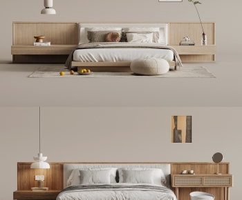 Modern Double Bed-ID:557121999