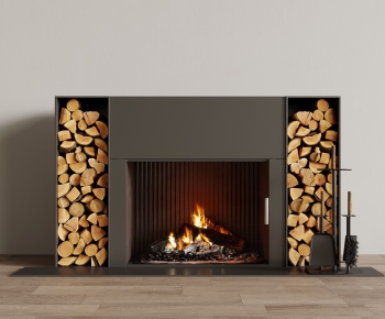 Modern Fireplace-ID:796602014