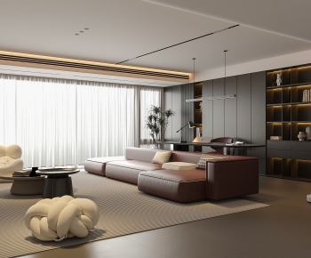 Modern A Living Room-ID:349950835