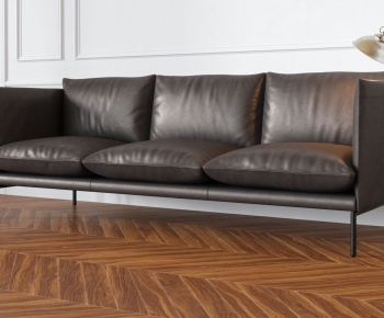 Modern Three-seat Sofa-ID:558431159