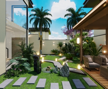 Modern Courtyard/landscape-ID:371854077