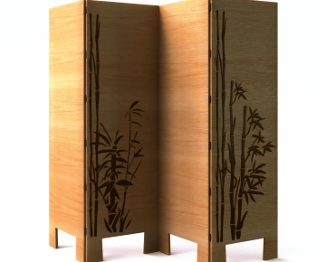 Modern Wooden Screen Partition-ID:683027983