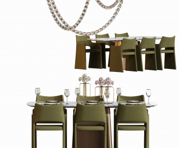 Modern Dining Table And Chairs-ID:964273938