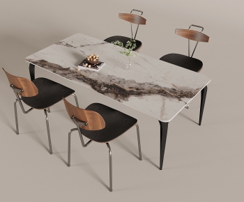 Modern Dining Table And Chairs-ID:425930984