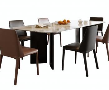 Modern Dining Table And Chairs-ID:640117885