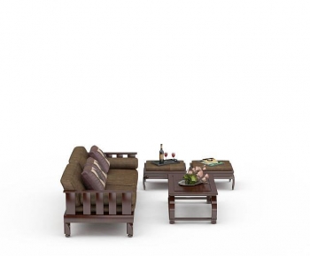 New Chinese Style Sofa Combination-ID:812989003