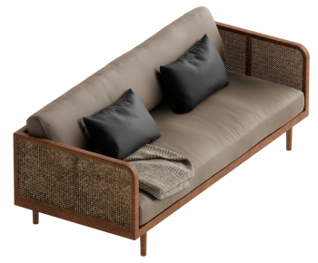 Wabi-sabi Style A Sofa For Two-ID:100029953