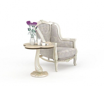 European Style Single Sofa-ID:225249056